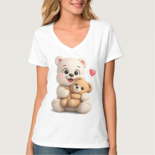 Adorable and Cute Teddy Bear Design T-Shirt