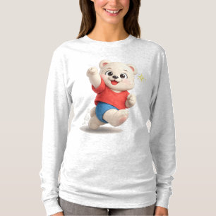 Adorable and Cute Teddy Bear Design T-Shirt
