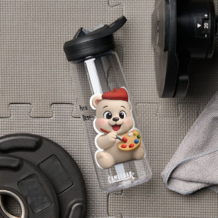 Adorable and Cute Teddy Bear Design Water Bottle