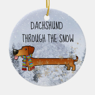 chiweenie ornament