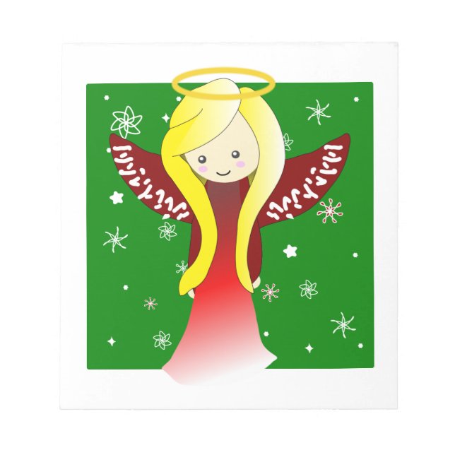 Adorable Angel Notepad (Front)