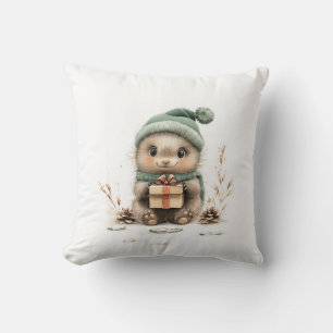 Adorable Animal Christmas Series Baby Porcupine Cushion