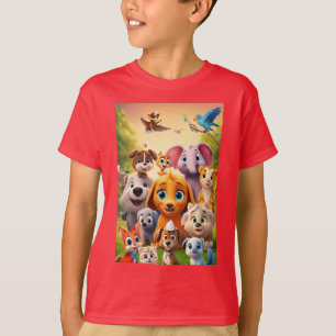 Adorable Animal Friends  T-Shirt