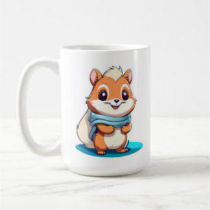 Adorable animal squirrel coffee mug