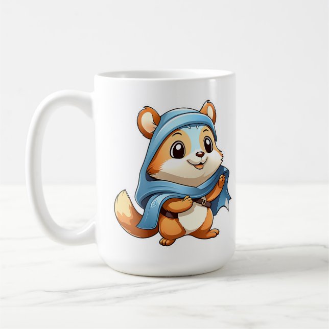 Adorable animal squirrel coffee mug (Left)