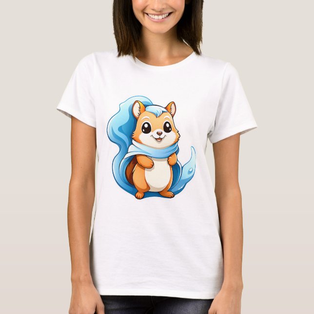 Adorable animal squirrel T-Shirt (Front)
