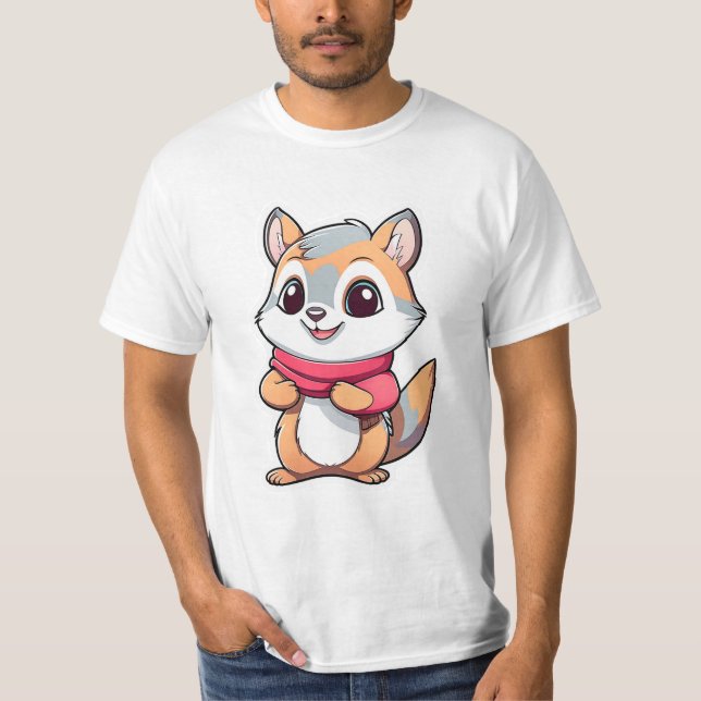 Adorable animal squirrel T-Shirt (Front)