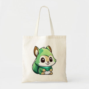 Adorable animal squirrel tote bag