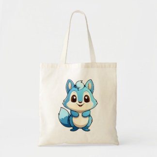 Adorable animal squirrel tote bag