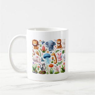 Adorable Animals Baby Jersey Bodysuit Coffee Mug