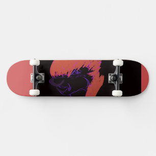 Adorable Animation Character Skateboard