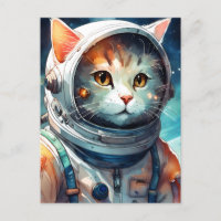 Adorable Astronaut Cat