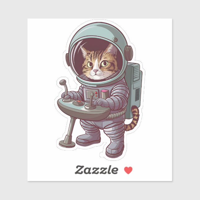 Adorable Astronaut Cat Space Cat (Sheet)