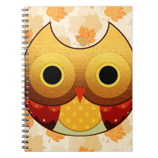 Adorable Autumn Owl Notebook
