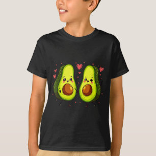 Adorable Avocado Valentines Day Love Matching Coup T-Shirt