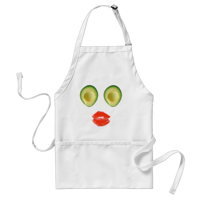 Adorable Avocado Visage for Rosa Standard Apron (Front)