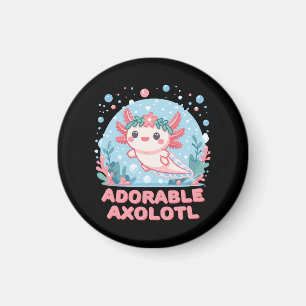 Adorable Axolotl Aquatic Cuteness Magnet
