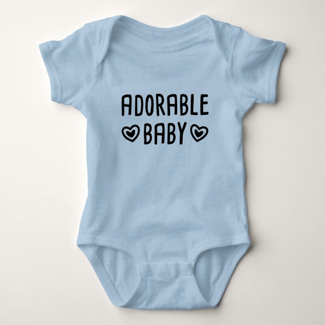 Adorable Baby Bodysuit (Front)