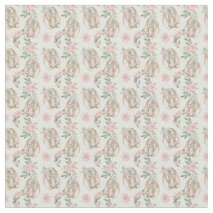 Adorable Baby Bunnies Fabric