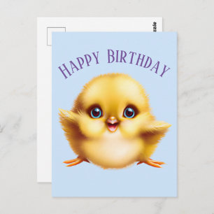 Adorable Baby Chick Postcard