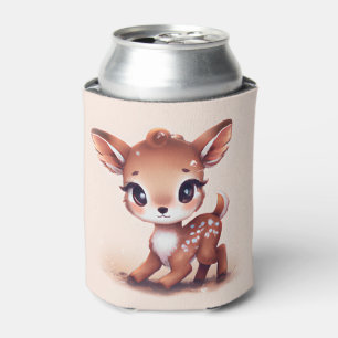 Adorable Baby Deer Can Cooler