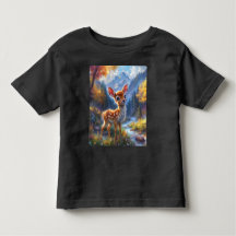 Adorable Baby Deer in an Enchanted Forest