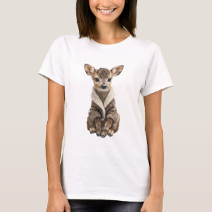 Adorable Baby Deer in Cosy Knitted Sweater
