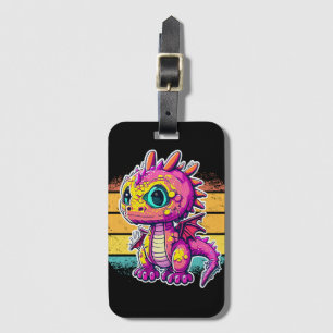 Adorable Baby Dinosaur Jurassic Joy Luggage Tag