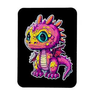 Adorable Baby Dinosaur   Jurassic Joy Magnet