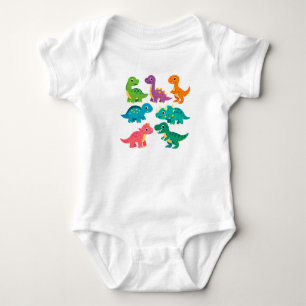 Adorable Baby Dinosaurs Collection for Kids Bodysuit