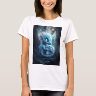 Adorable Baby Dragon in an Enchanted Forest T-Shirt