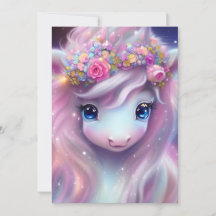 Adorable Baby Fantasy Unicorn