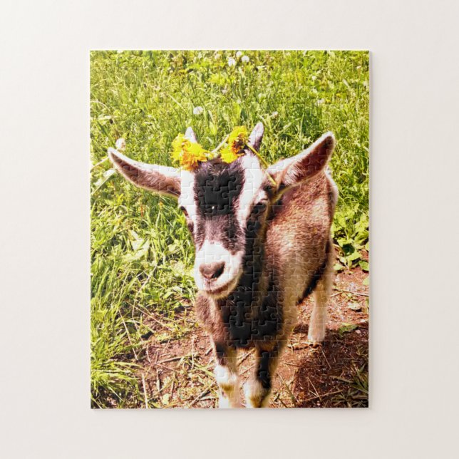 Adorable Baby Goat Puzzle (Vertical)