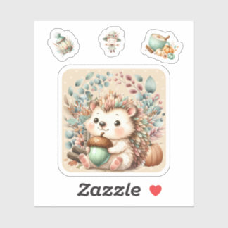 Adorable Baby Hedgehog sticker.