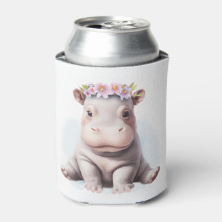 Adorable Baby Hippopotamus Can Cooler
