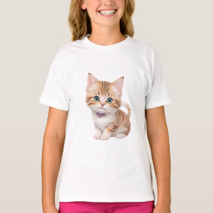 Adorable Baby Kitten Design  T-Shirt