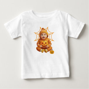 Adorable Baby Pumpkin Outfit for Halloween T-Shirt