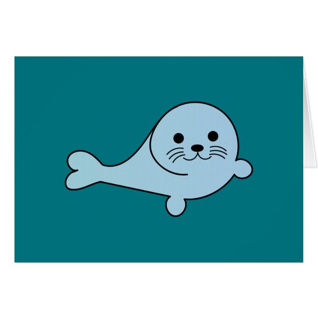 Adorable Baby Seal (Front Horizontal)