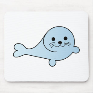 Adorable Baby Seal Mouse Mat