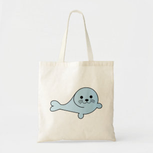 Adorable Baby Seal Tote Bag