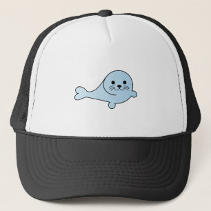 Adorable Baby Seal Trucker Hat