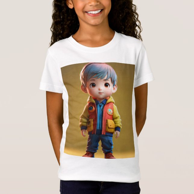 Adorable Baby Sticker Tee – Cute & Comfortable! (Front)