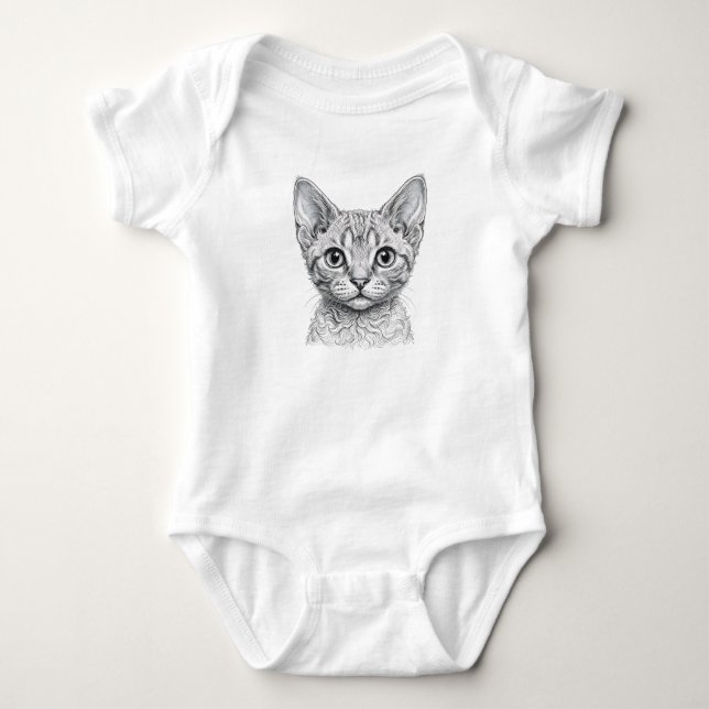 Adorable Baby Tiger Kitten Tees (Front)