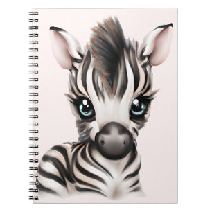 Adorable Baby Zebra Notebook
