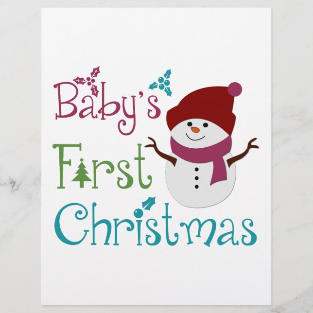 Adorable Babys First Christmas (Front)