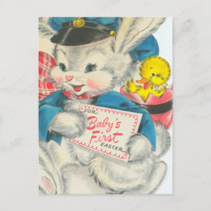 Adorable Baby's First Easter Postcard