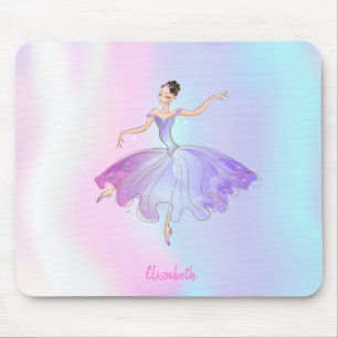 Adorable Ballerina Holographic Mouse Mat