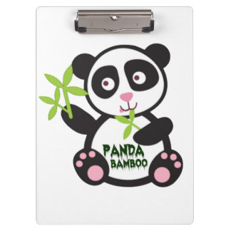 Adorable Bamboo Panda Design – Perfect for  Clipboard