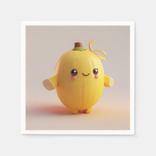 Adorable Banana Kid Napkin