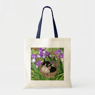 Adorable Basket of Baby Bunnies Tote Bag